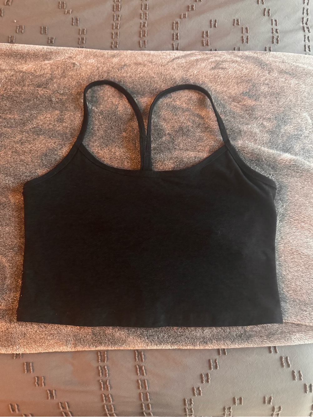 Beyond Yoga Black Logo Tee